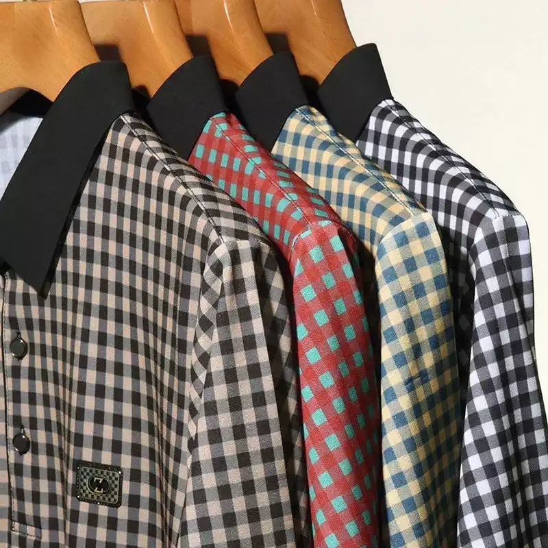 Checks Men's Polo T-Shirt – Classic Fit, Breathable Cotton, Everyday Comfort